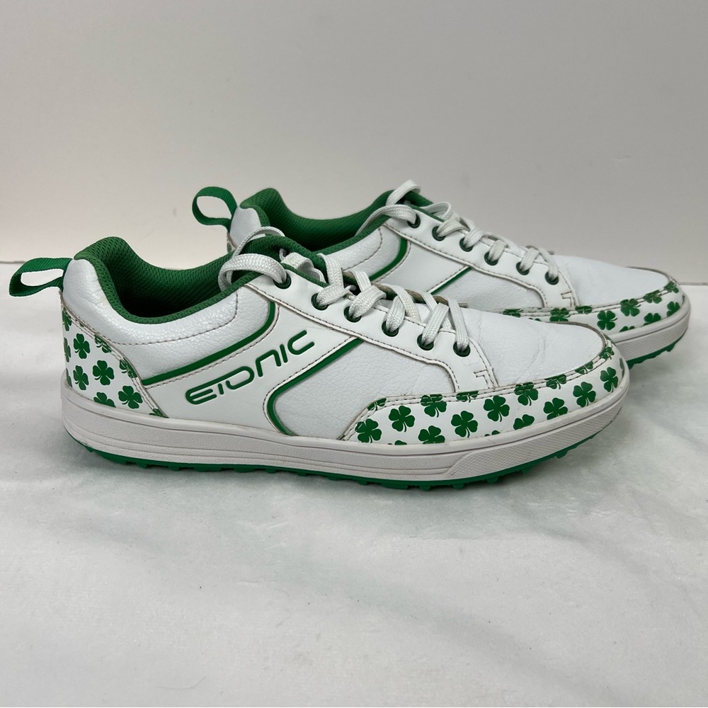 Etonic G-SOK Limited Edition Mens Shamrock Spikeless Golf Shoes Size 7.5 Irish